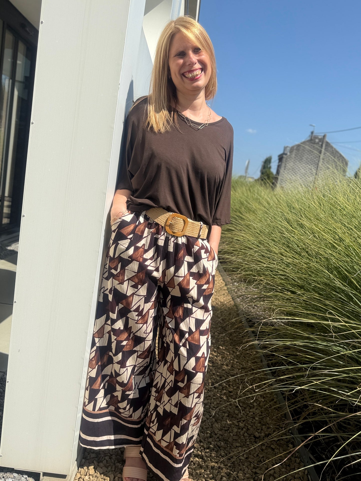 Pantalon Anouk chocolat