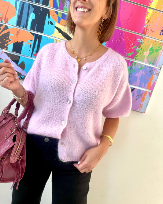 Gilet Cosy lilas