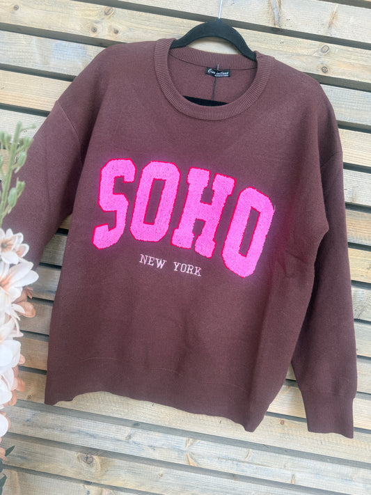 Pull Lizzy chocolat