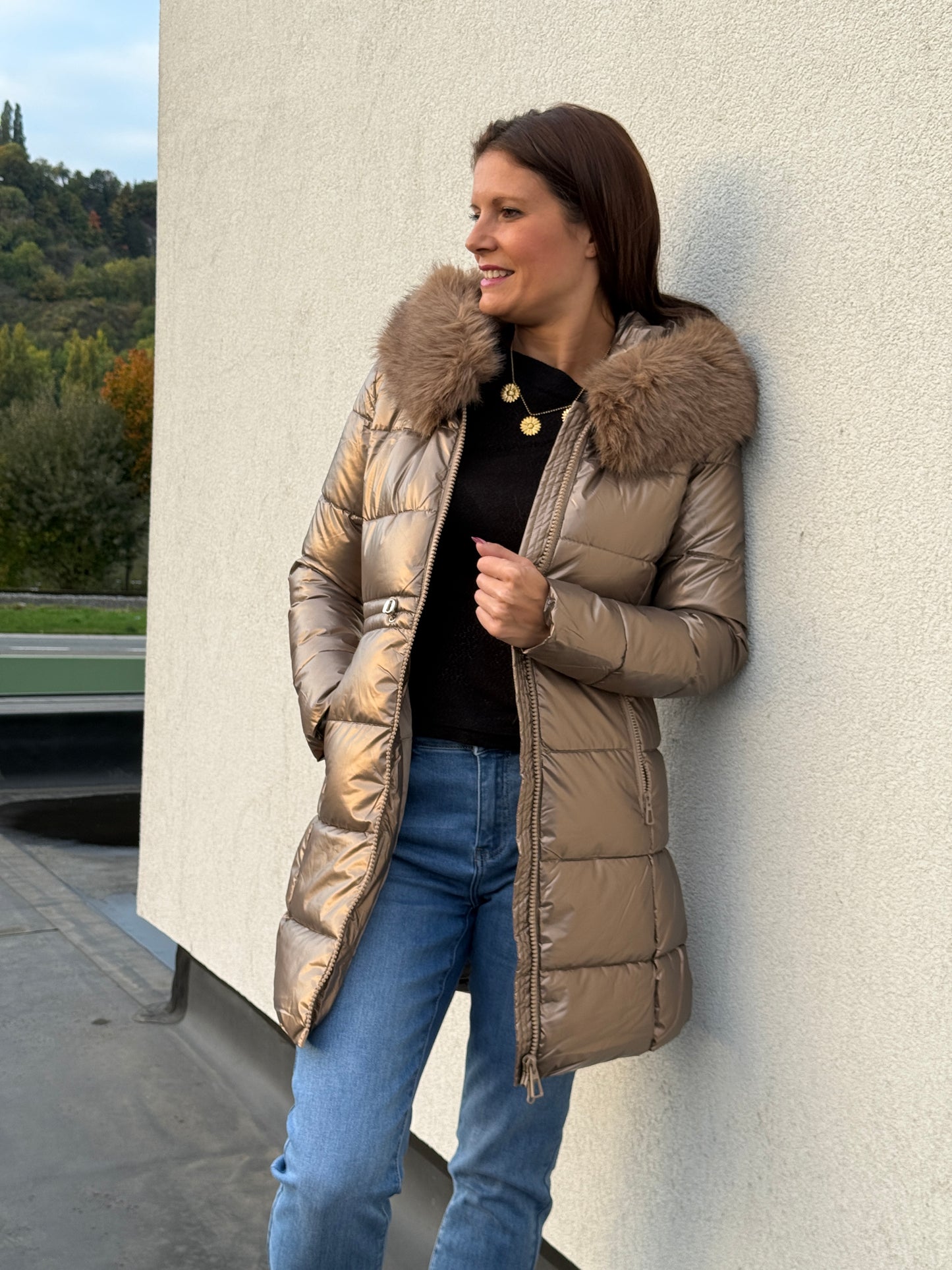 Doudoune Samy bronze