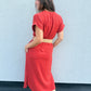 Robe longue Sohane Terracota