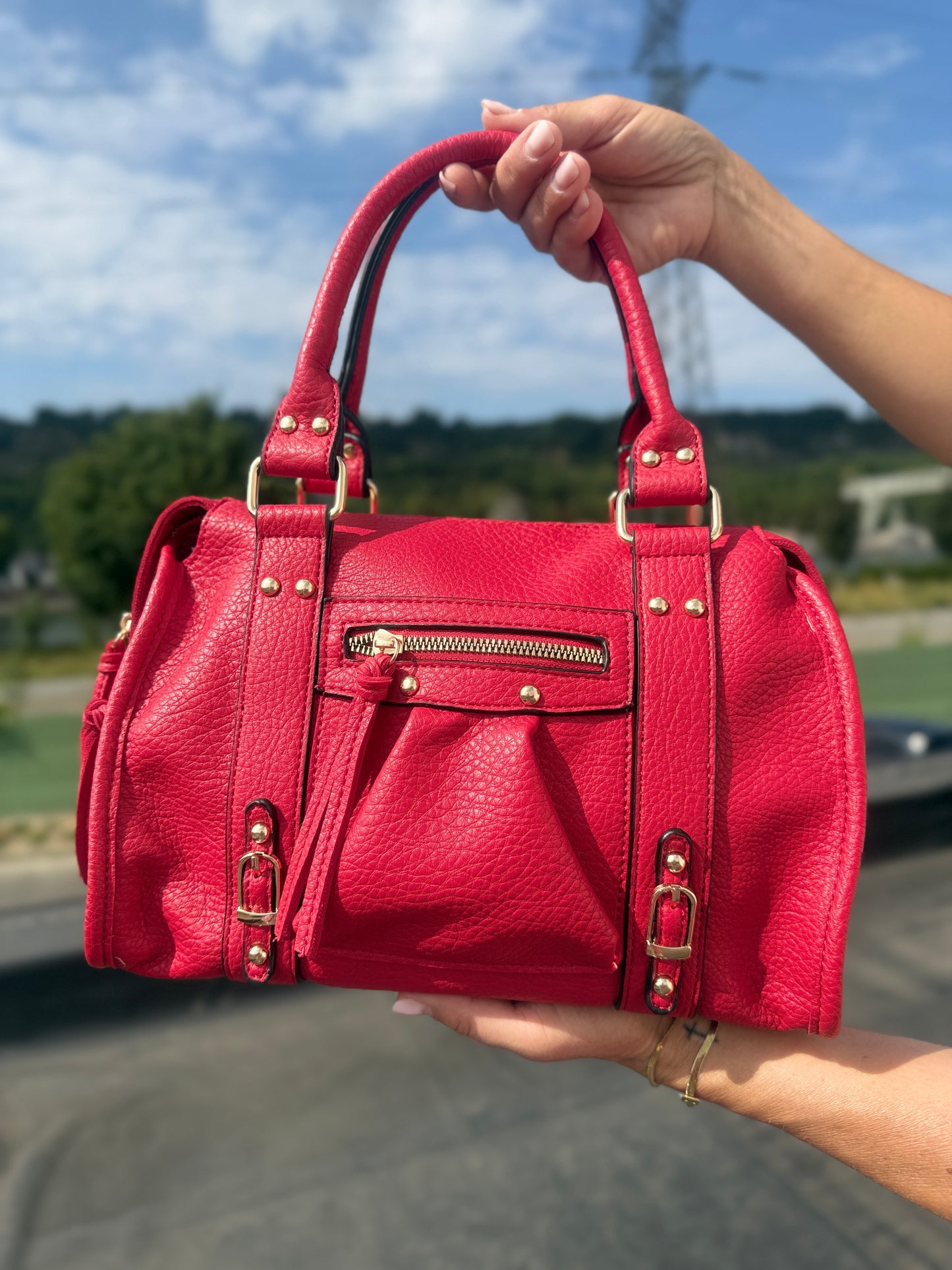 Sac Nadège rouge