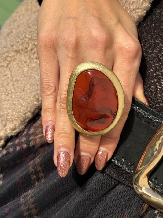 Bague Ivy cognac