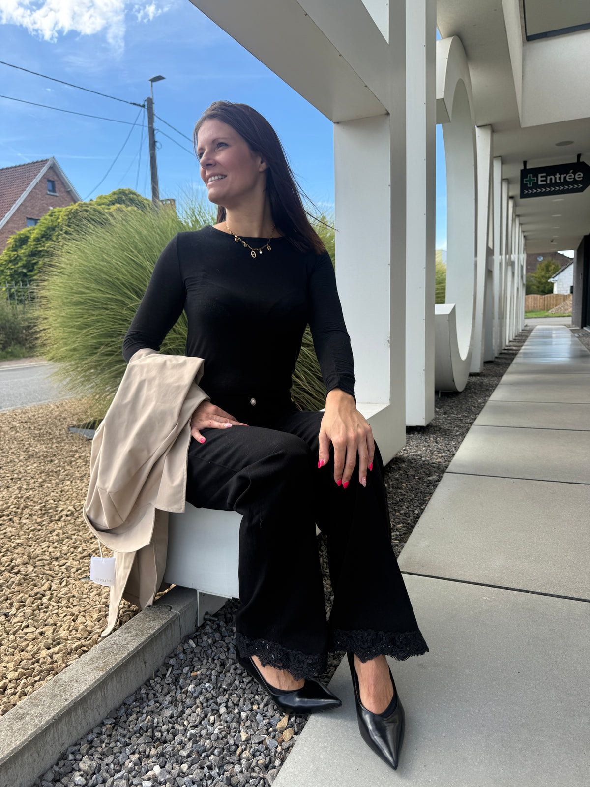 Blouse Platon noir