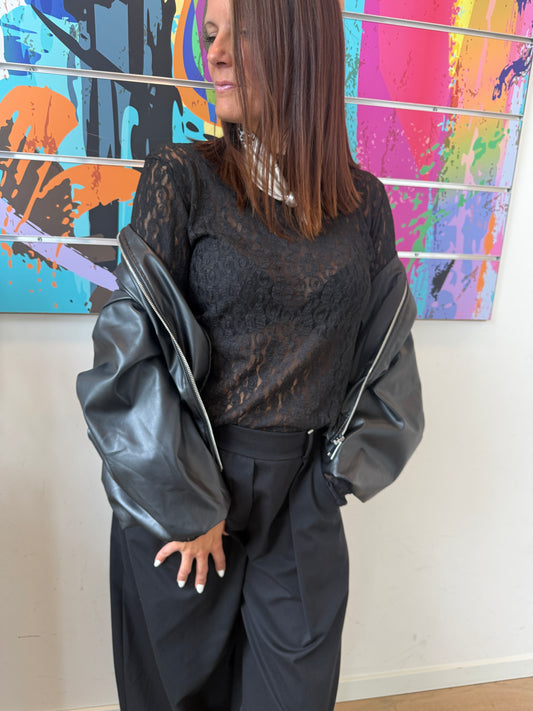 Blouse Caro noir