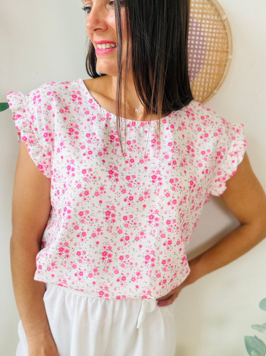 Blouse Lisette rose