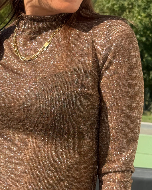 Blouse Léona choco
