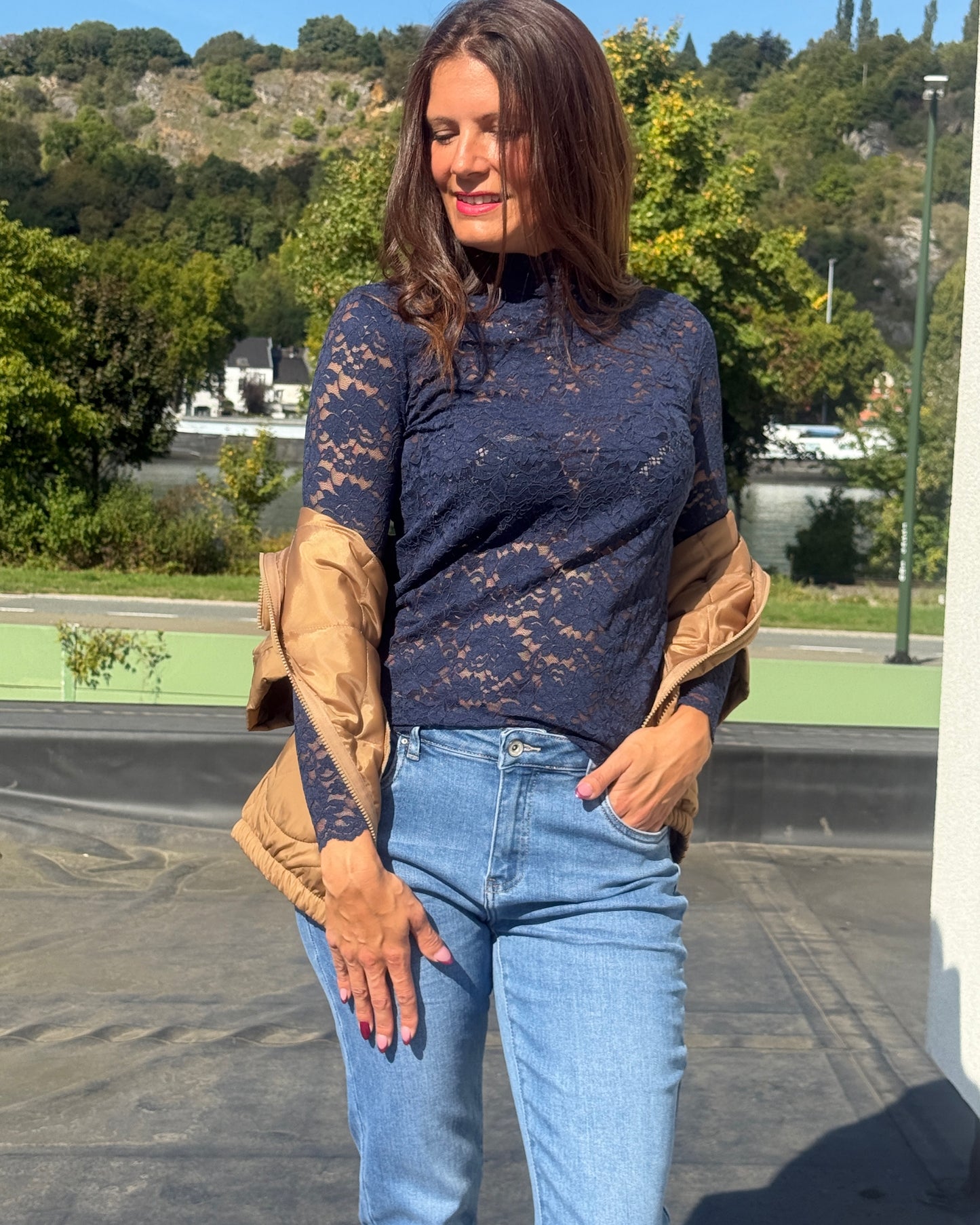 Sous-pull Adèle bleu marine