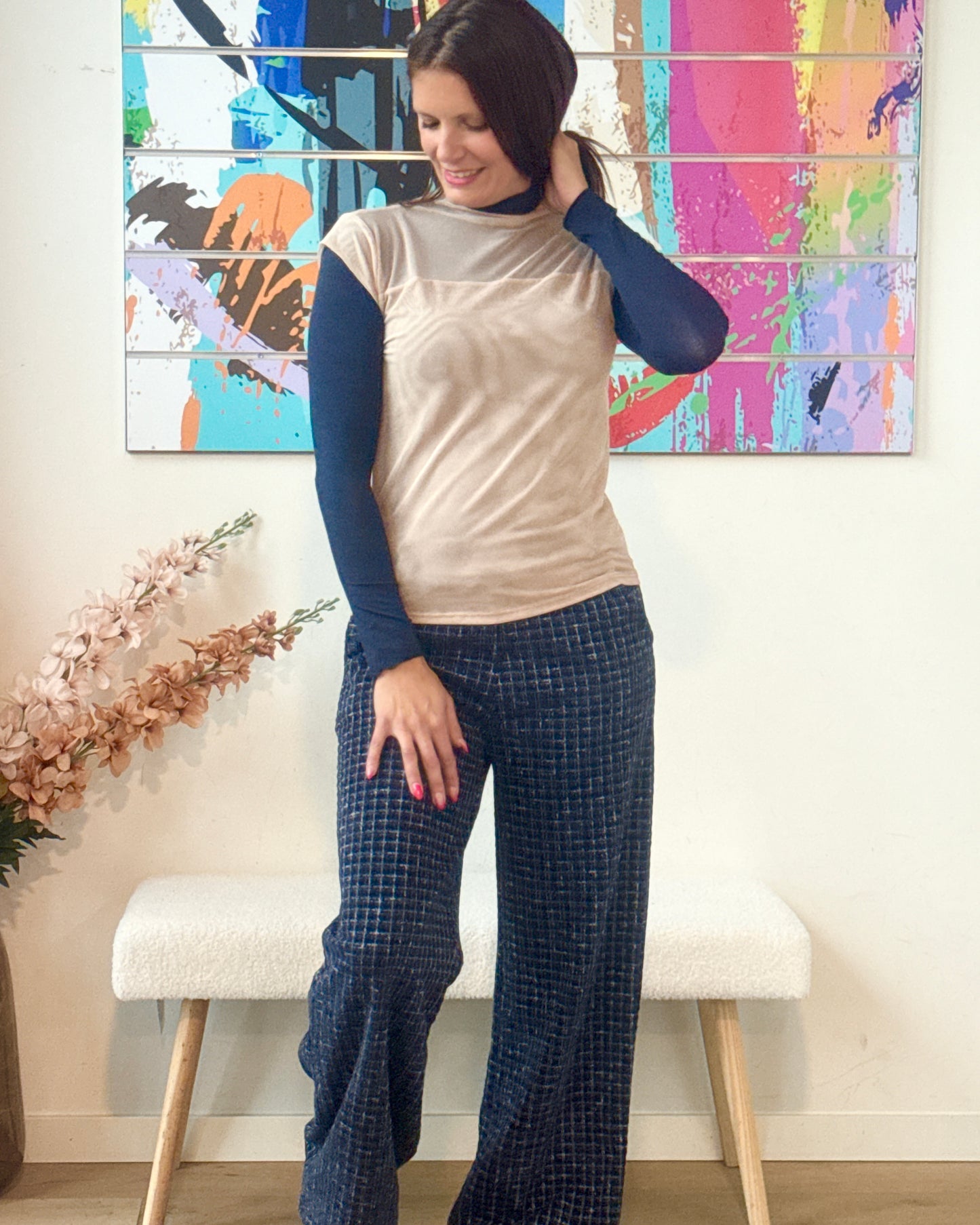 Pantalon Louison bleu marine