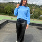 Pull Mira bleu azur