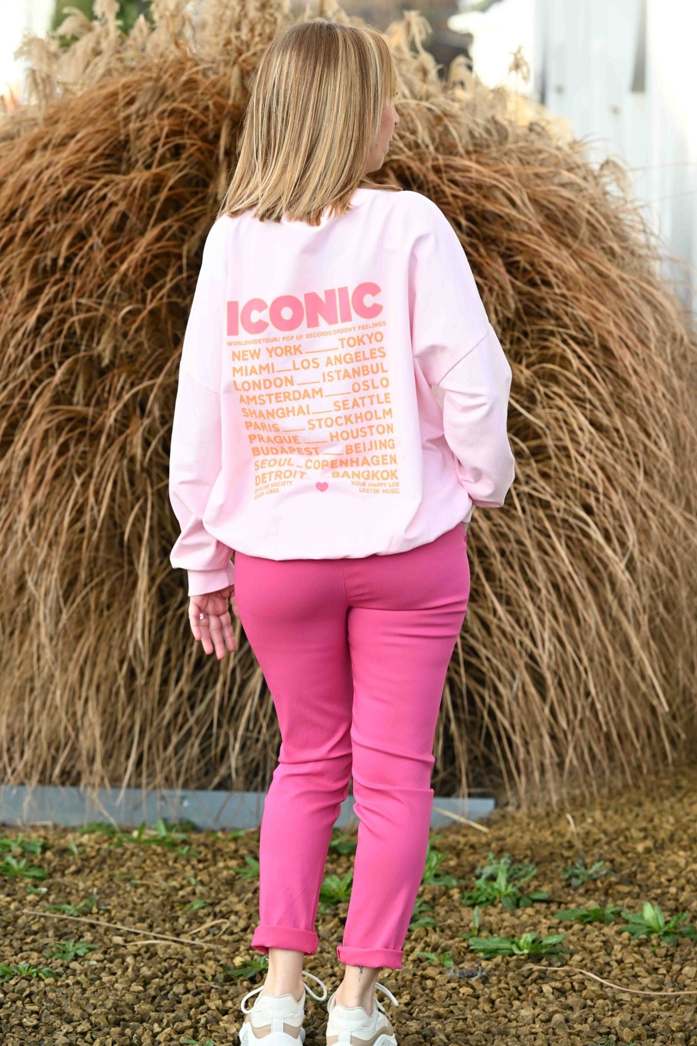 Pantalon Antonin fuchsia