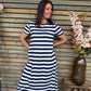 Robe Marie bleu marine