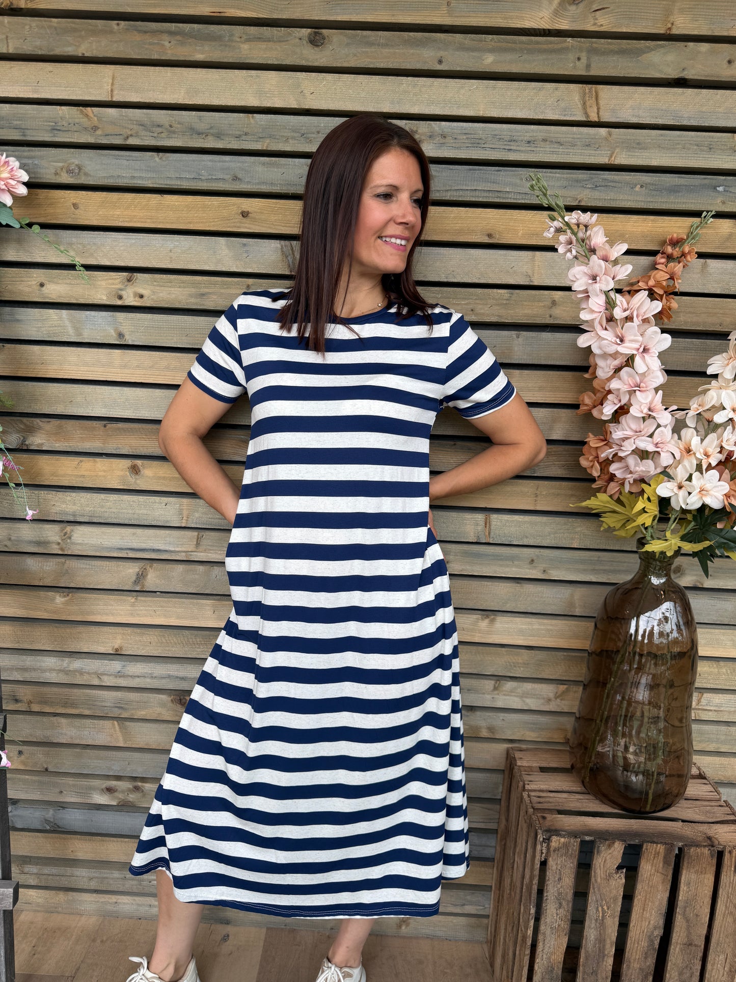 Robe Marie bleu marine