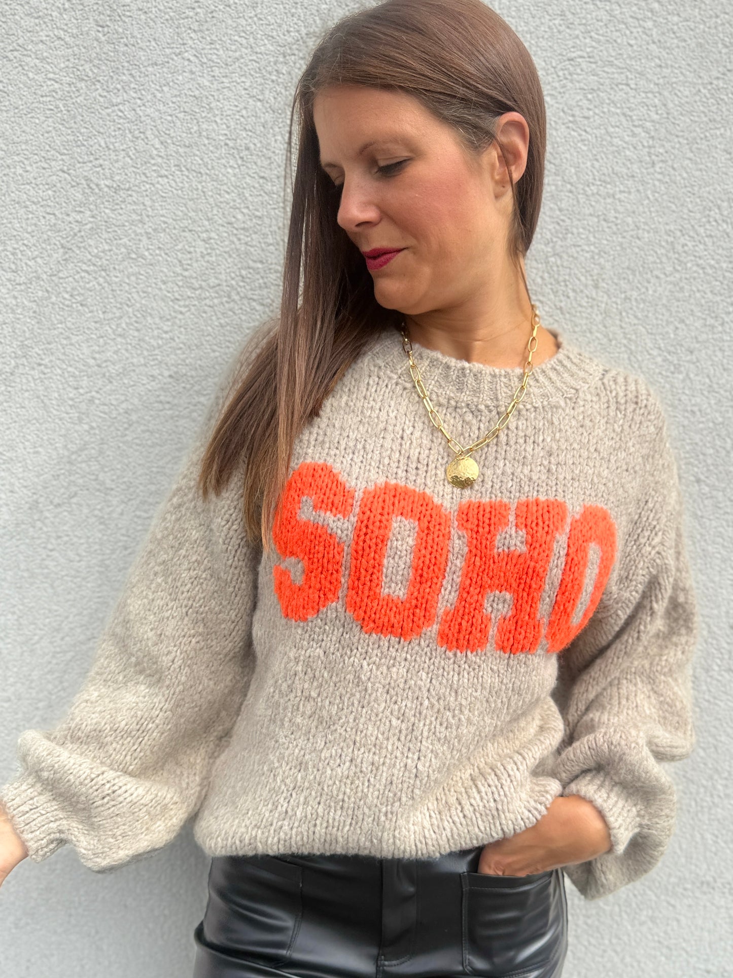 Pull Soho taupe