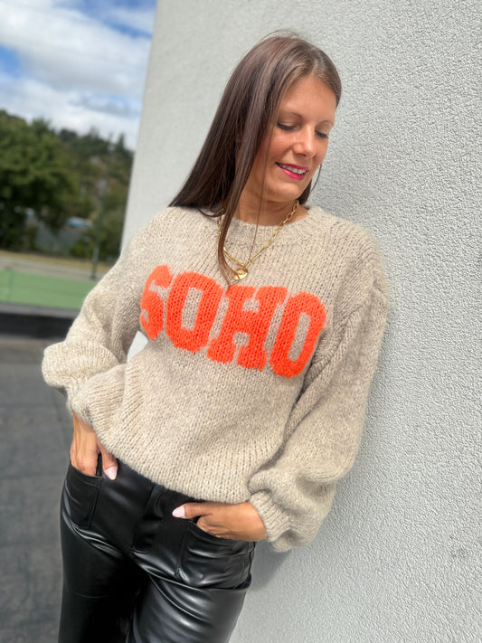 Pull Soho taupe