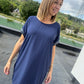 Robe Katarina bleu marine