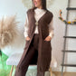 Pantalon Yolène chocolat