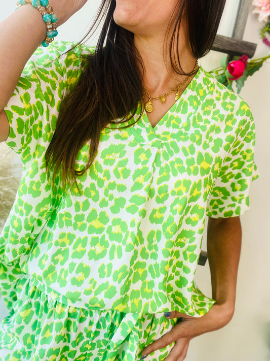 Blouse Paola vert