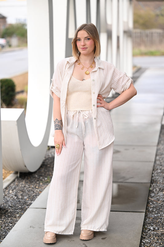 Pantalon Anémone Beige