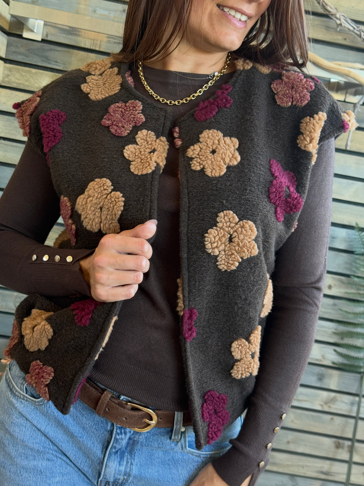 Gilet Calie chocolat