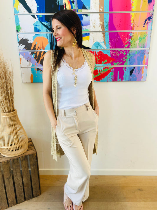 Pantalon Guisi beige