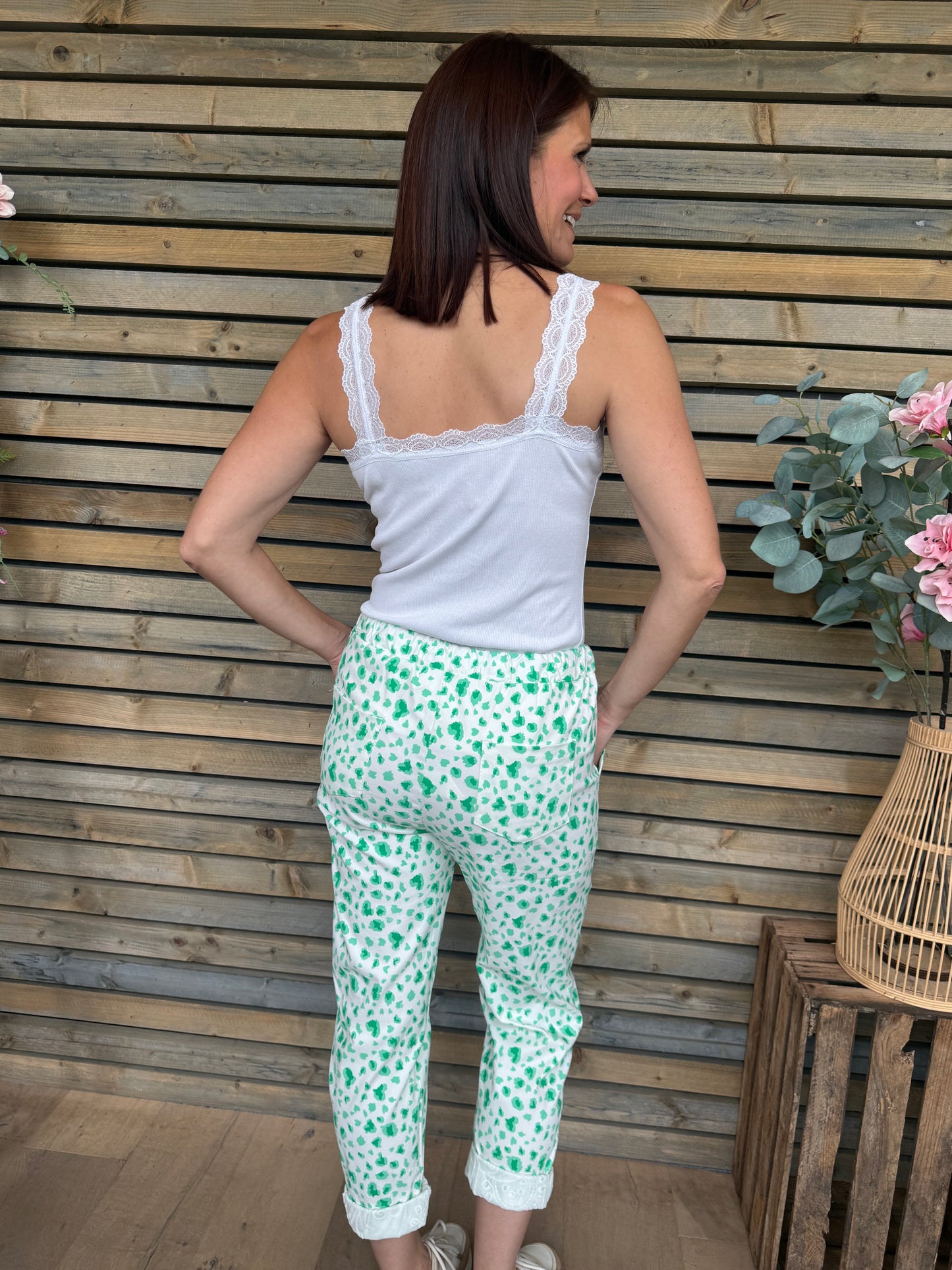 Pantalon Dimi vert