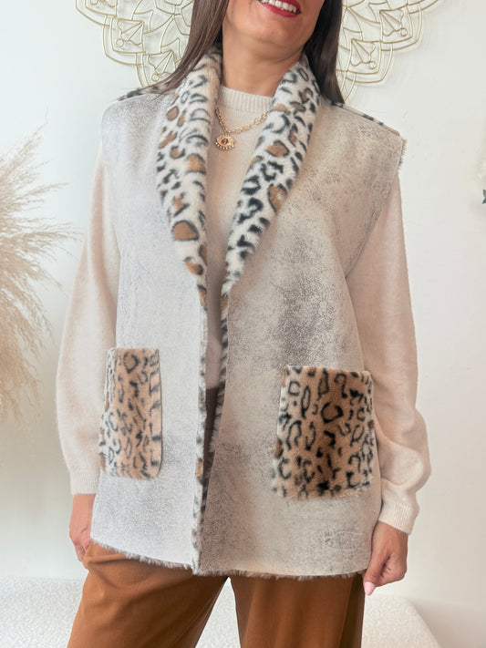 Gilet Selva beige