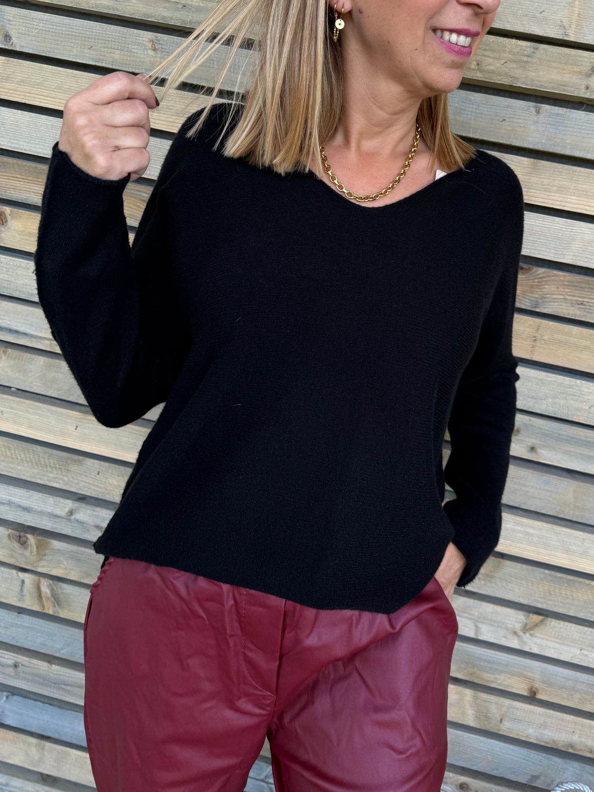 Pull Lucie noir
