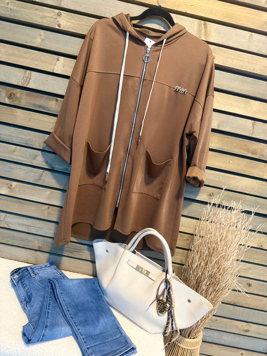 Gilet Mirella marron