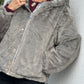 Veste réversible Molly taupe métallisé