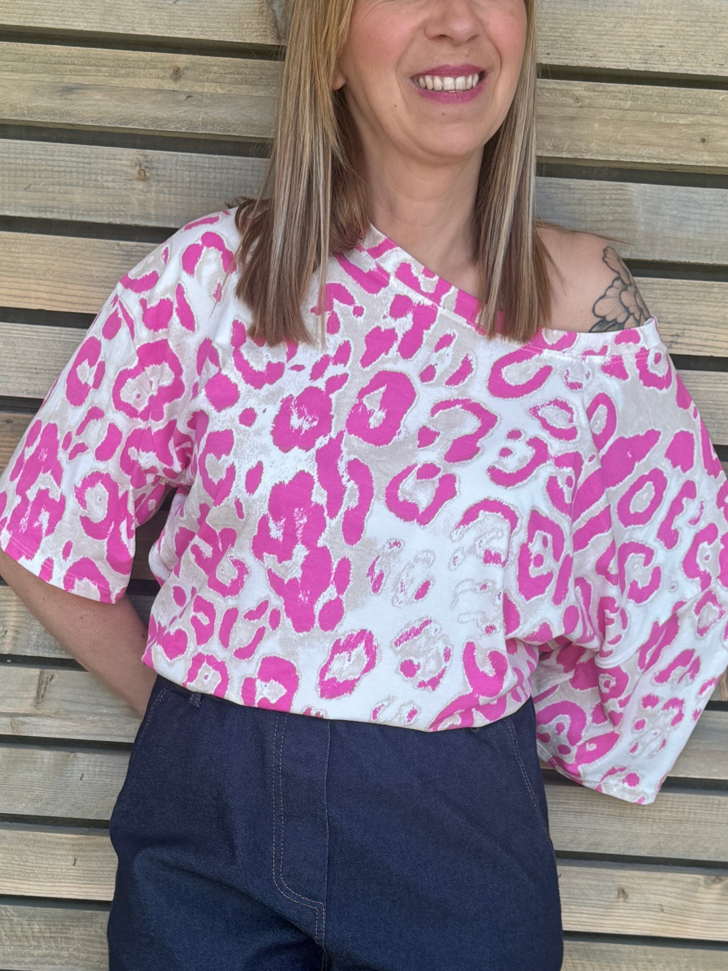 T-shirt Eliana fuchsia
