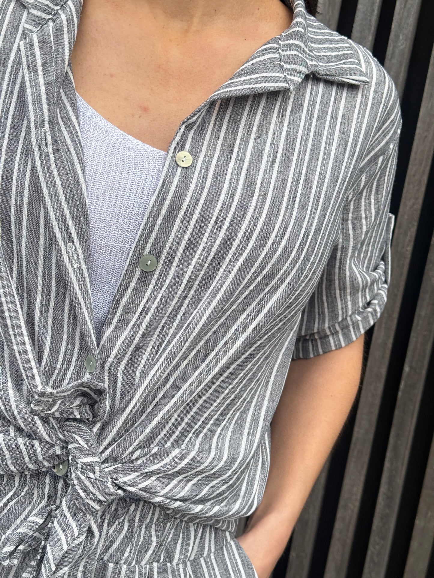 Chemisier Anémone gris