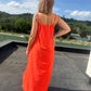 Robe Cléo orange