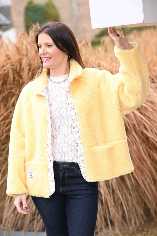 Veste réversible Rosie jaune