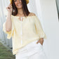 Chapeau Nadia jaune