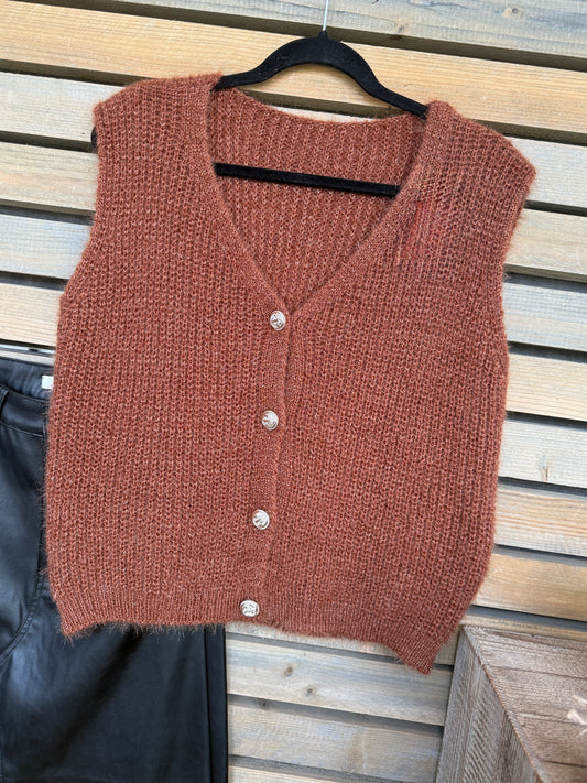 Débardeur Priscillia cognac