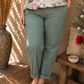 Pantalon Atika vert kaki
