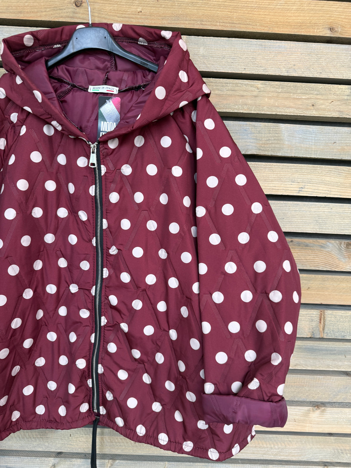 Veste Sandrine bordeaux