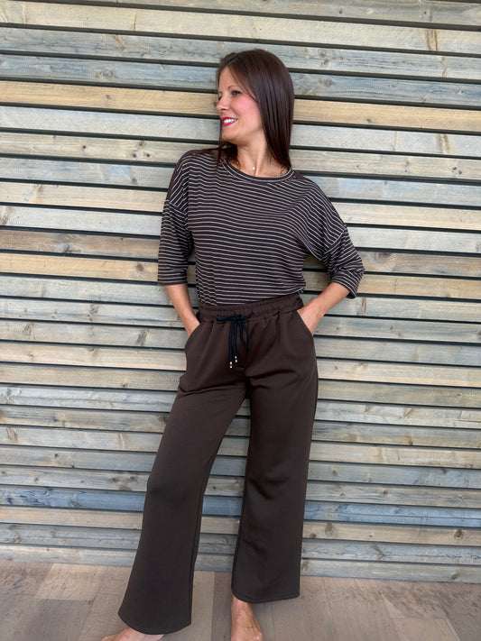Pantalon BASILE chocolat
