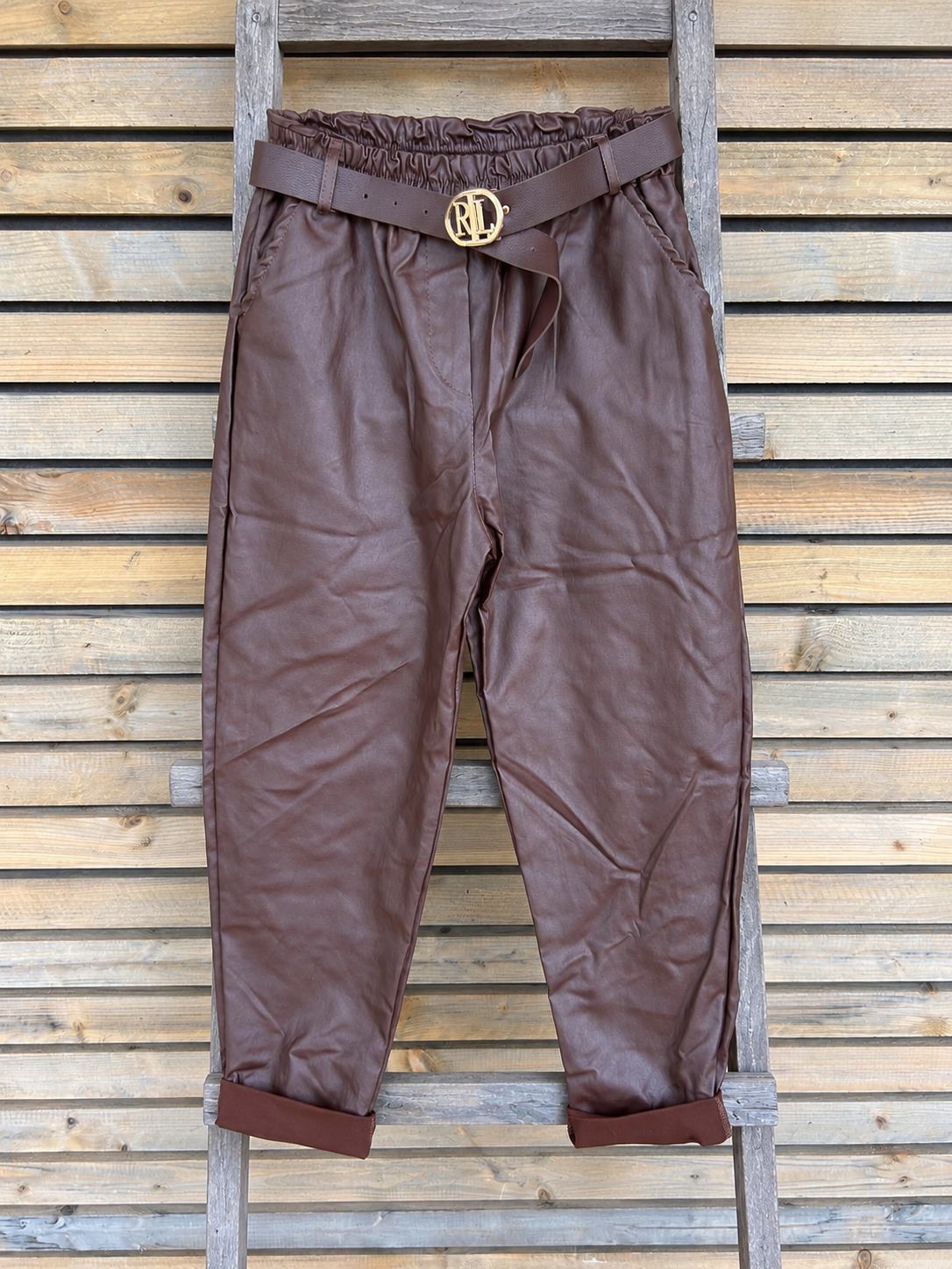 Pantalon Térésa brun