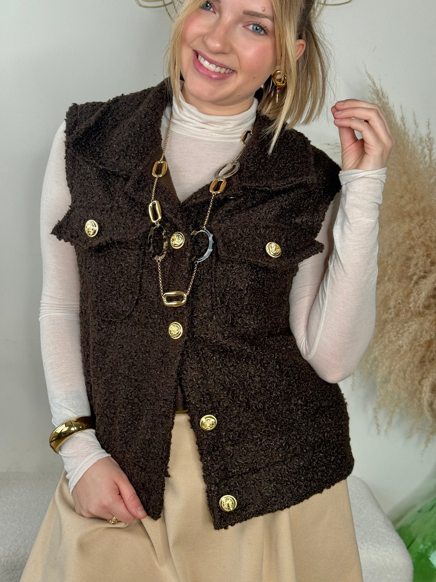 Veste Maylis chocolat