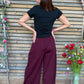 Pantalon Lola bordeaux