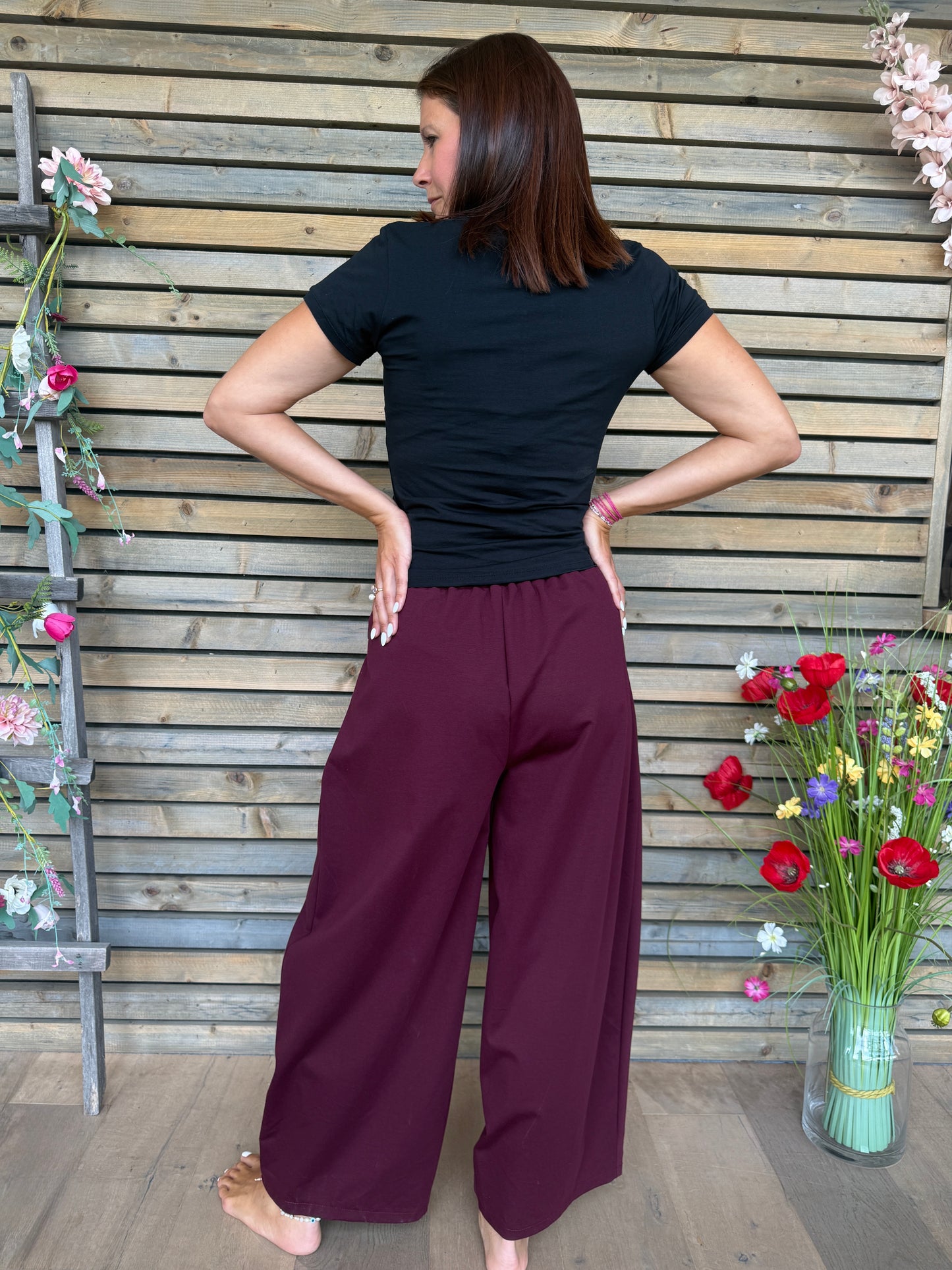 Pantalon Lola bordeaux