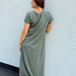 Robe Olivia vert kaki