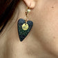 Boucles d'oreilles Nicole Cavallaro coeur noir