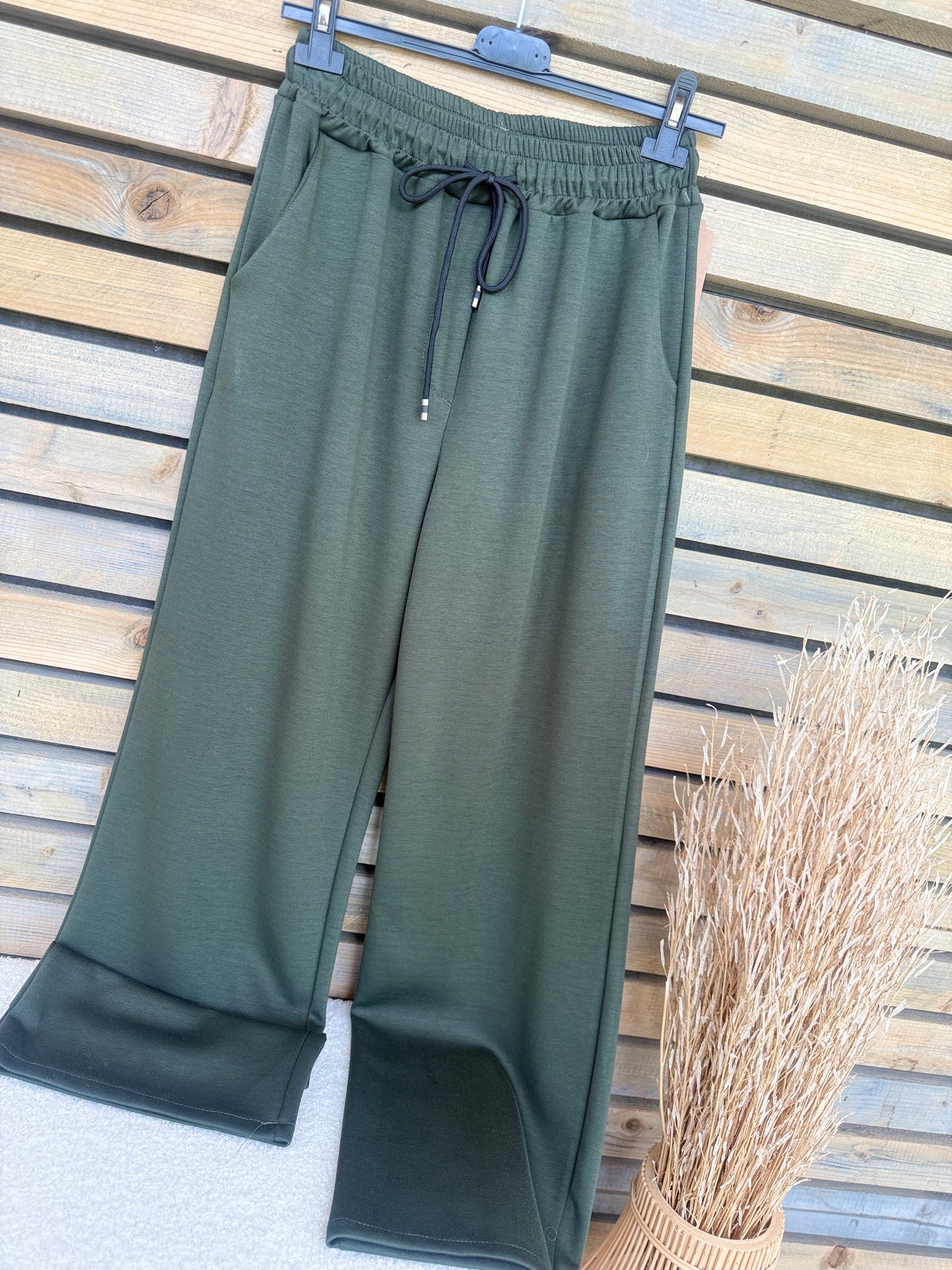 Pantalon Basile Kaki foncé