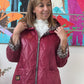 Veste Esmée bordeaux