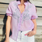 Chemisier Esmeralda lilas