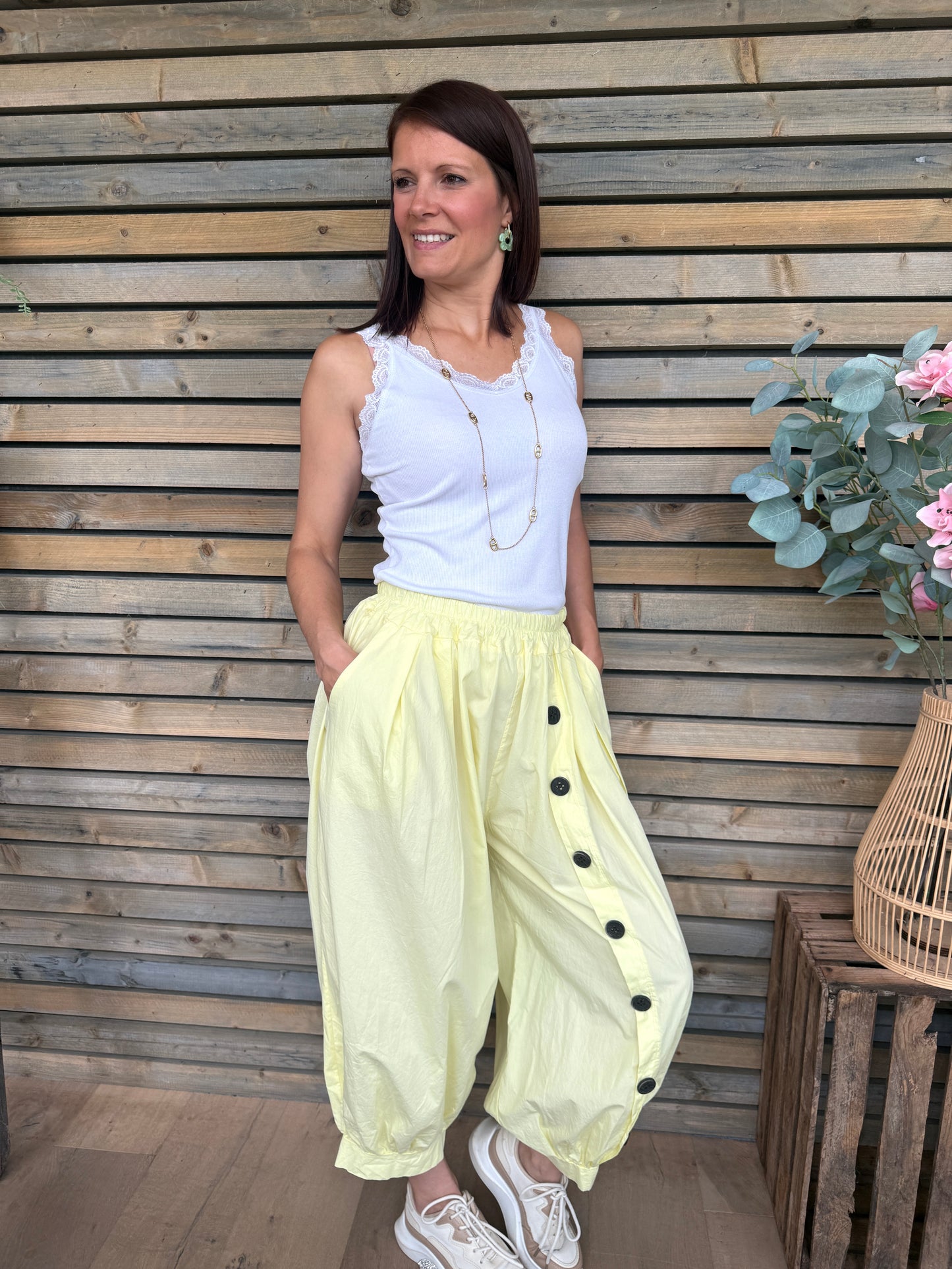 Pantalon Gaspard jaune