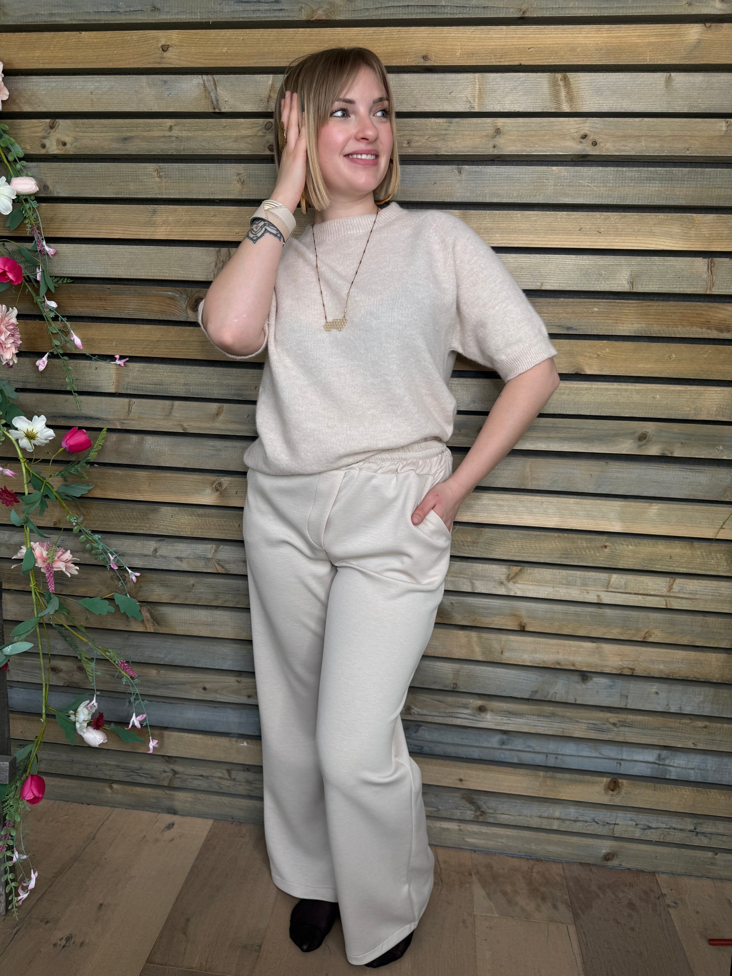 Pantalon BASILE BEIGE